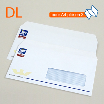 Enveloppe DL personnalisée – CIF-Market